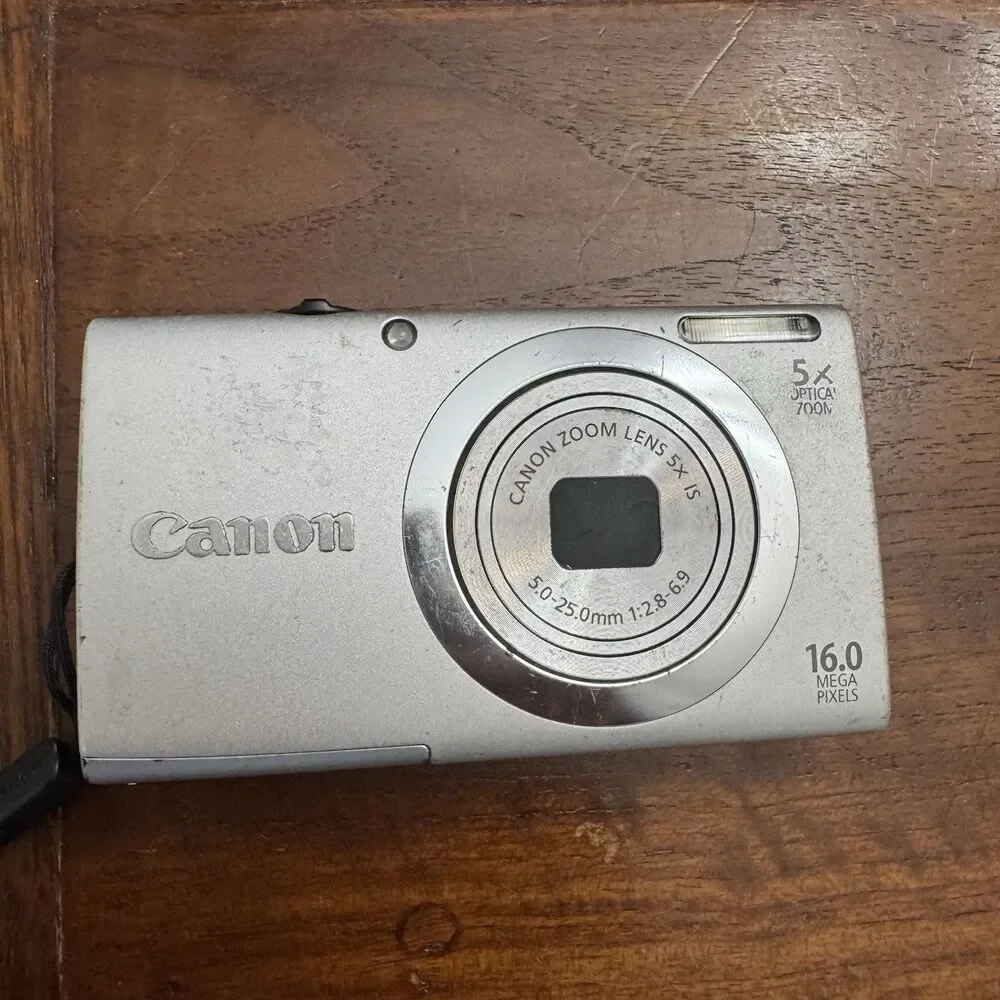 Canon PowerShot A2400 IS Silver 2.7